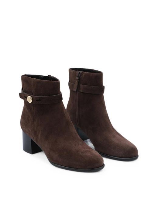 Tory Burch Brown Romy Ankle Boots