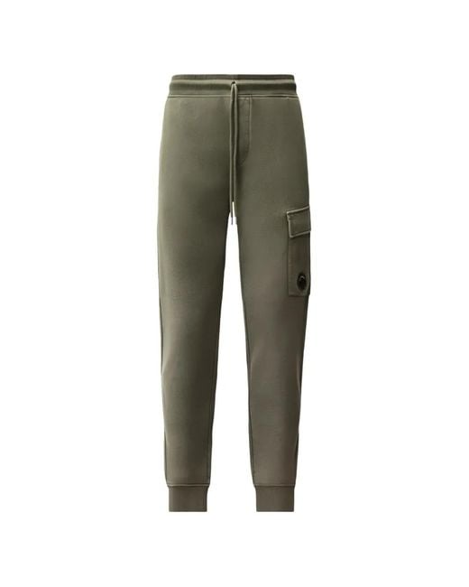 C P Company Green Pantalon Cargo À Détail De Verre De Lunettes for men