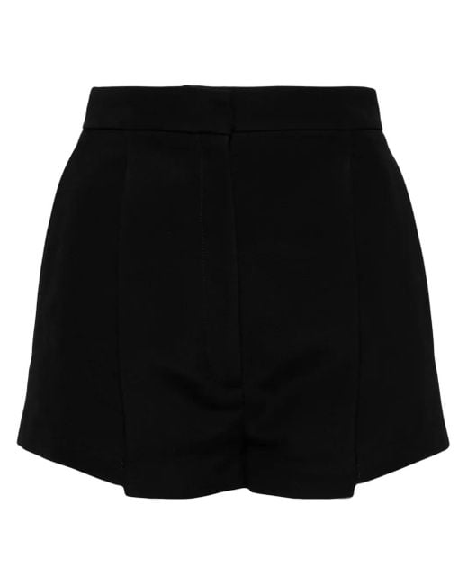 Khaite Shorts Met Geplooid Detail in het Black