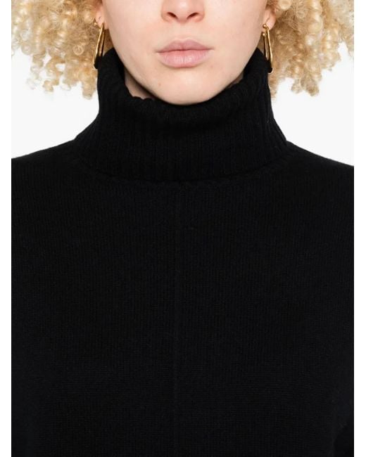 Allude Black Turtleneck Sweater