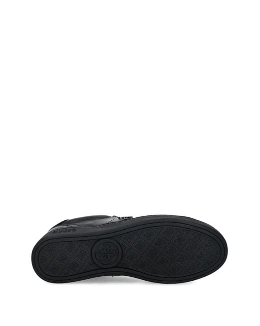 Guess Black Britz Embossed Sneakers