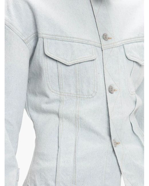Victoria Beckham Sculptural デニムジャケット Blue