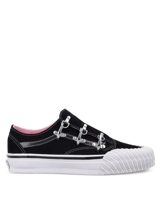 Vans Black Premium Old Skool Wrap Karina Leather Sneakers