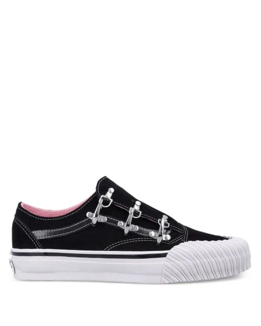 Vans Black Premium Old Skool Wrap Karina Leather Sneakers