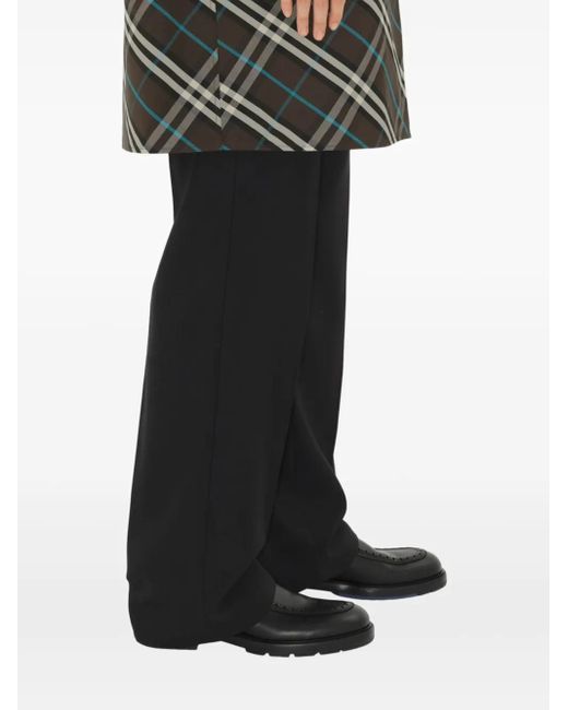 Trench Reversibile di Burberry in Black da Uomo