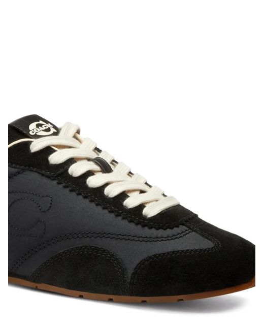COACH Black Panelled Sneakers