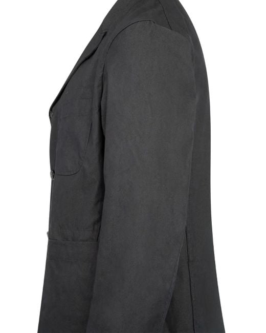Engineered Garments Black Bedford Single-Breasted Coat for men