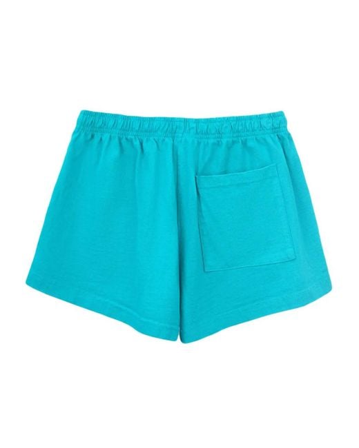 Sporty & Rich Blue Ny Country Club Disco Shorts