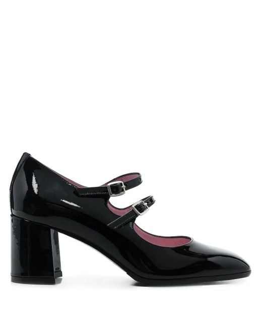 CAREL PARIS Black Alice 60Mm Leather Mary Jane Shoes