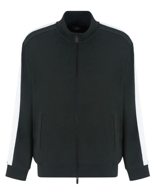 Felpa Con Zip di ARMANI EXCHANGE in Black da Uomo