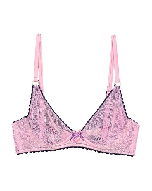 Fleur du Mal Pink Sabrina Bra