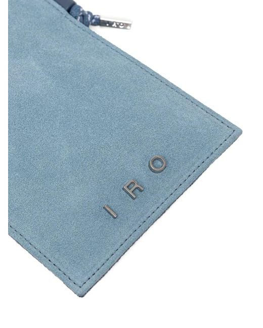 IRO Blue Drawstring Phone Bag
