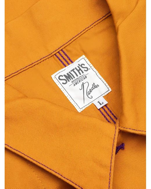 Needles Orange X Smith's Butterfly-Embroidered Jacket for men