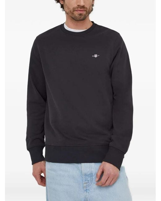 Gant Blue Shield Crew-Neck Sweatshirt for men