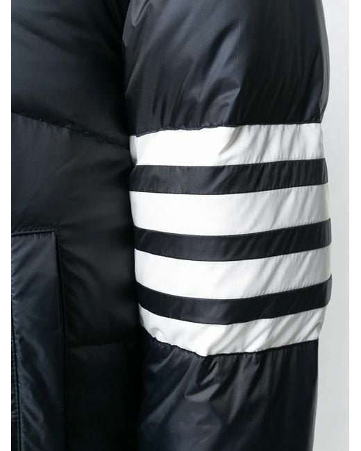 Thom Browne Jas Met Afneembare Capuchon in het Blue voor heren