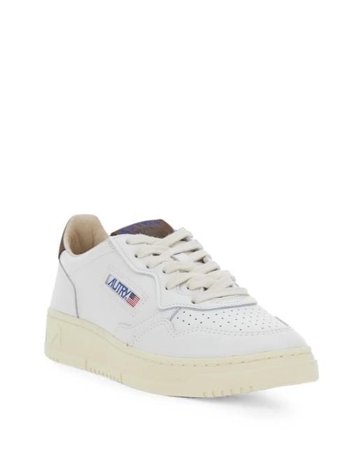Autry White Logo Sneakers