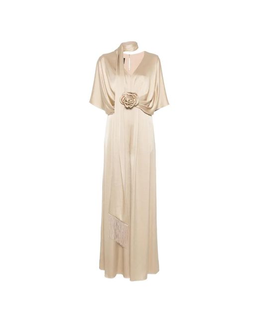 The Couture Club White Flower-Appliqué Jumpsuit