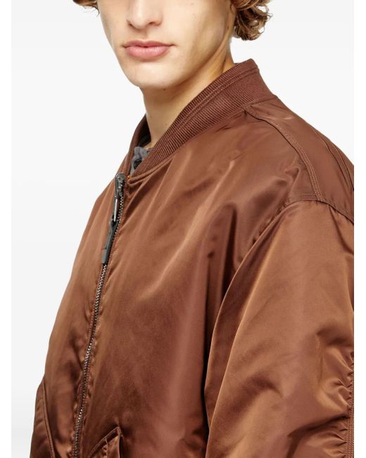 DIESEL Brown J-Held Bomber Jacket for men