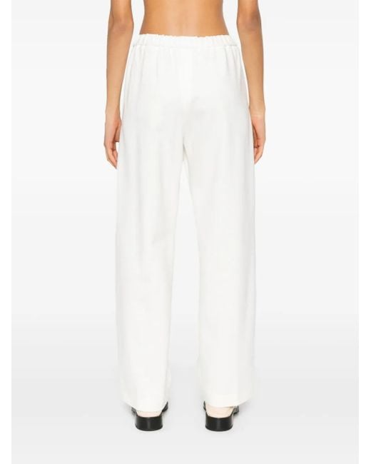 Fabiana Filippi White Chic Tailored Trousers For