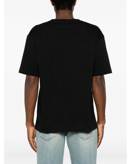 Valentino Garavani Black Panther-Print Cotton T-Shirt for men