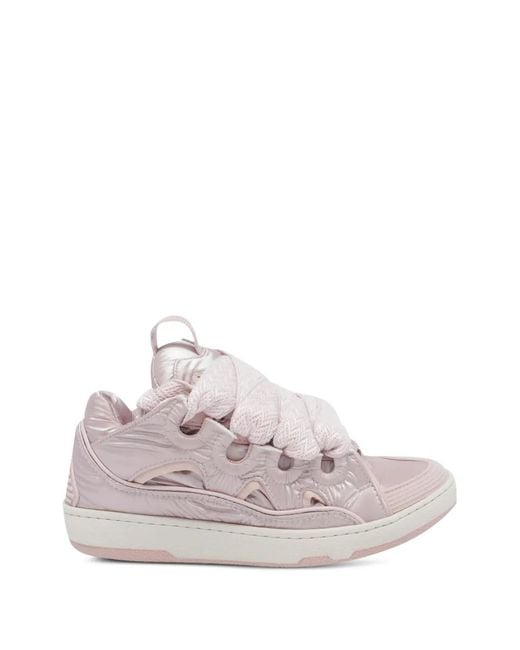 Lanvin Pink Curb Sneakers