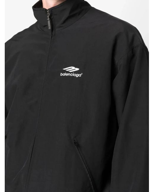 Balenciaga Black 3B Sports Icon Track Jacket for men