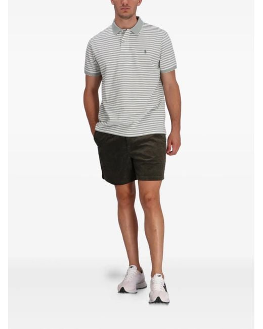 Polo Ralph Lauren Black Drawstring Corduroy Shorts for men