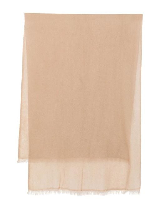 N.Peal Cashmere Natural Soft Knitted Scarf