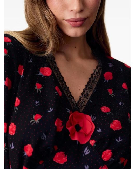 Sleeper Black Poppi Mini Dress