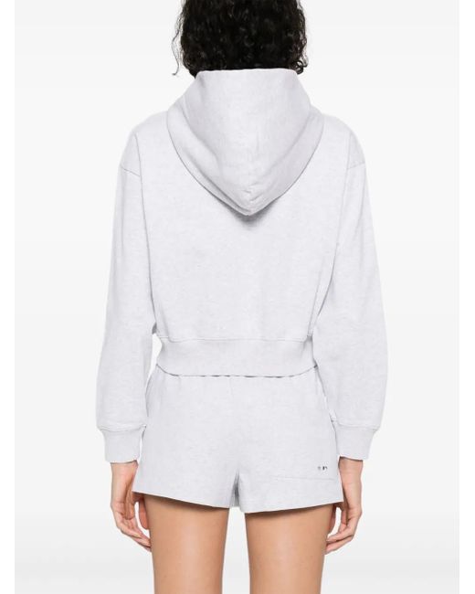 Sporty & Rich White Dodgers Serif Hoodie