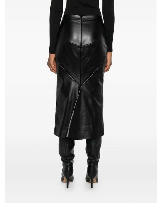 Givenchy Leren Kokerrok in het Gray