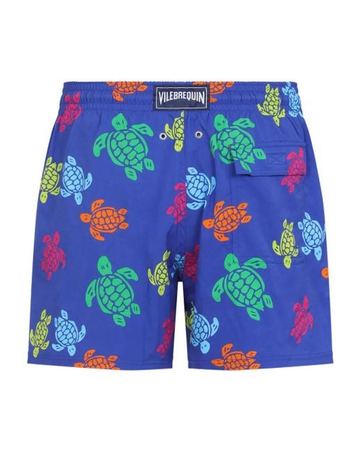 Vilebrequin Blue Moorise Swim Shorts for men