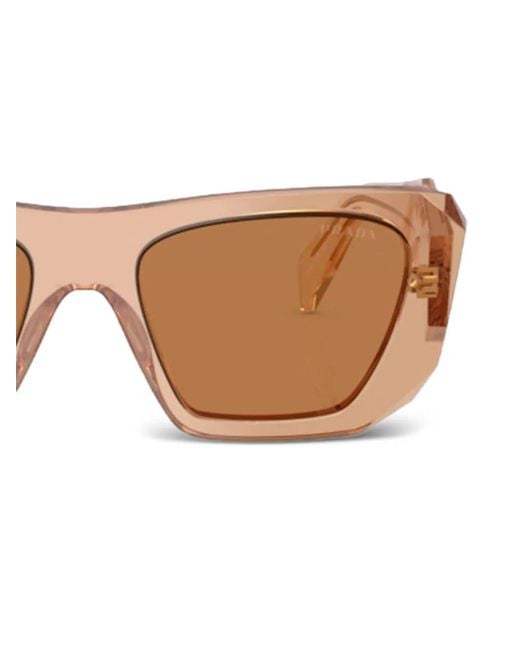Prada Pink Butterfly-Frame Sunglasses
