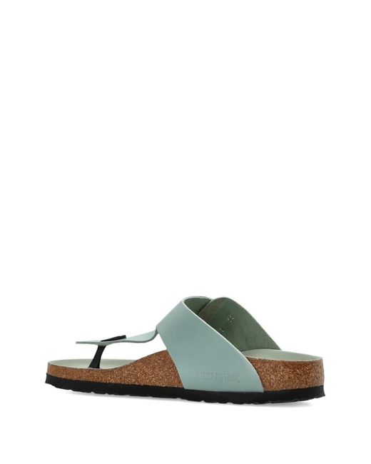 Birkenstock Green Gizeh Big Buckle Sandals
