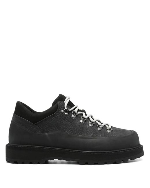 Diemme Black Cornaro Gomma Leather