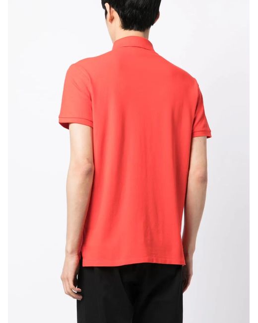 Polo À Logo Brodé Polo Ralph Lauren pour homme en coloris Red