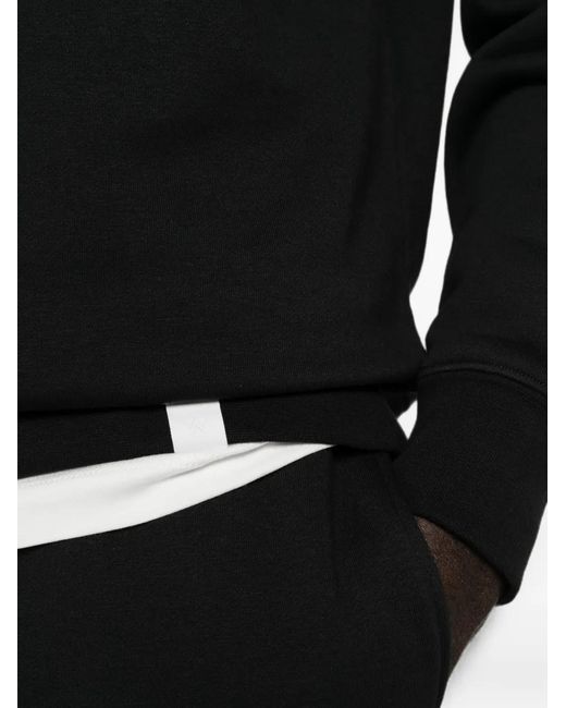 Woc Black Logo-Patch Sweatshirt for men