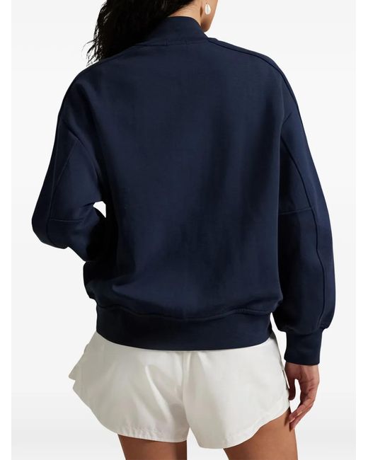 Polo Ralph Lauren Blue Zip-Fastening Pocket Sweatshirt
