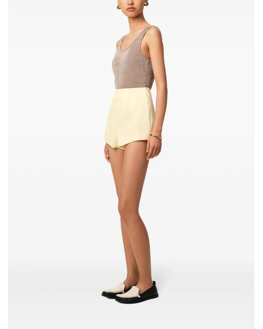 AMI Natural High Waist Mini Short