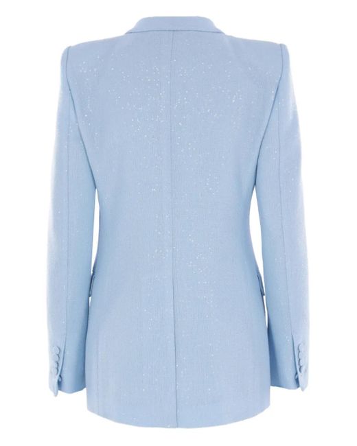 Tom Ford Blue Double-Breasted Blazer