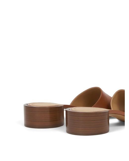 Maison Margiela Brown Tabi Mules