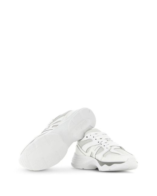Zapatillas bajas con paneles Hogan de color White