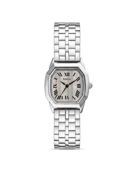 Fossil White Harlow 27Mm Watch