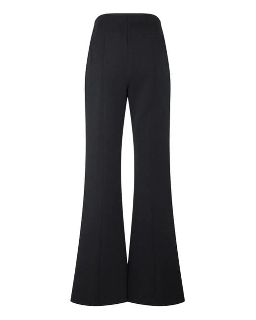 Jonathan Simkhai Black Kenna Flared Trousers