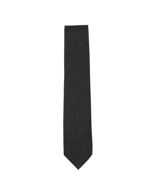 Tom Ford Black Dotted Silk Tie for men