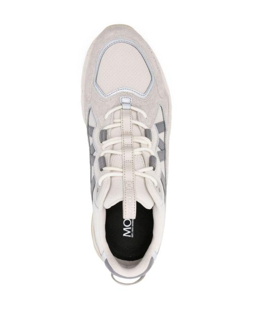 Moncler White Lite Runner Sneakers for men