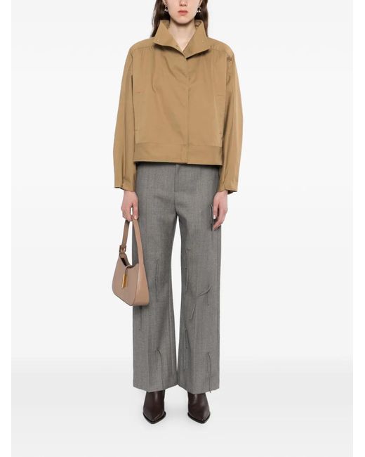 JNBY Natural Stand-Collar Twill Jacket
