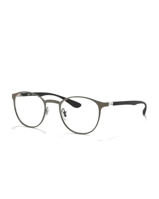 Ray-Ban Metallic Round-Frame Glasses