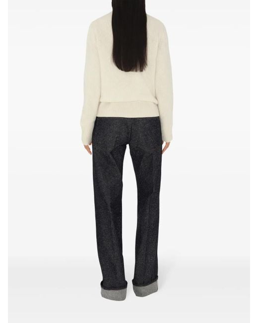 Burberry Blue Knight Wool Cashmere Sweater