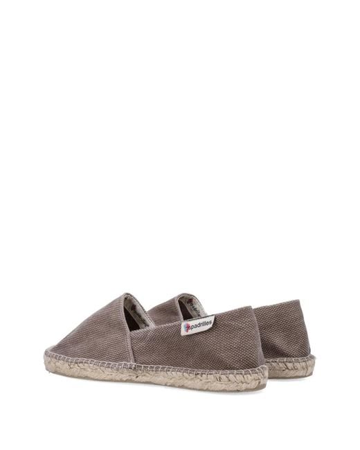 Espadrilles Gray Canvas